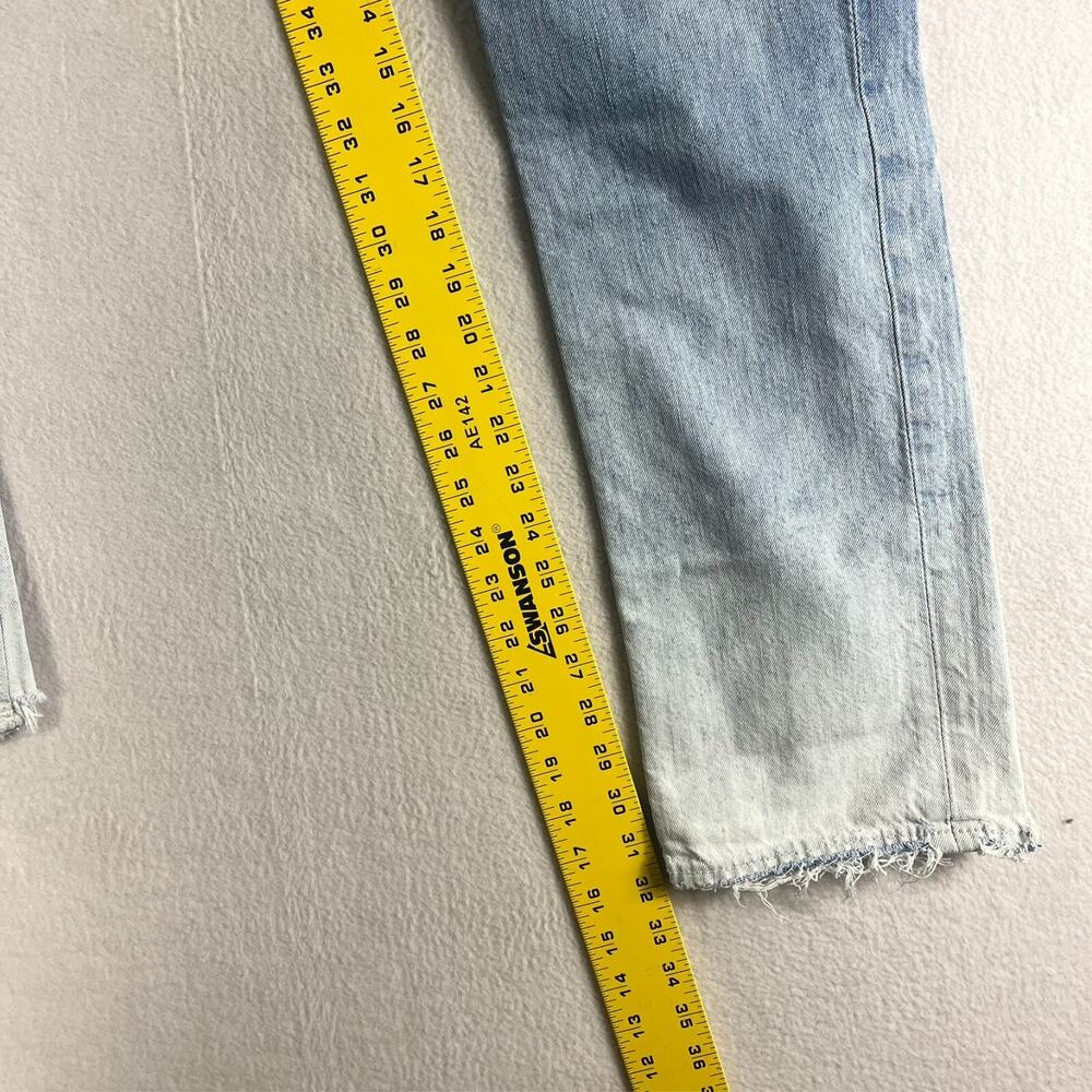True Religion Jeans Men's Size 31 Geno Super T Straight Ombre Frayed Button Fly - Picture 13 of 16